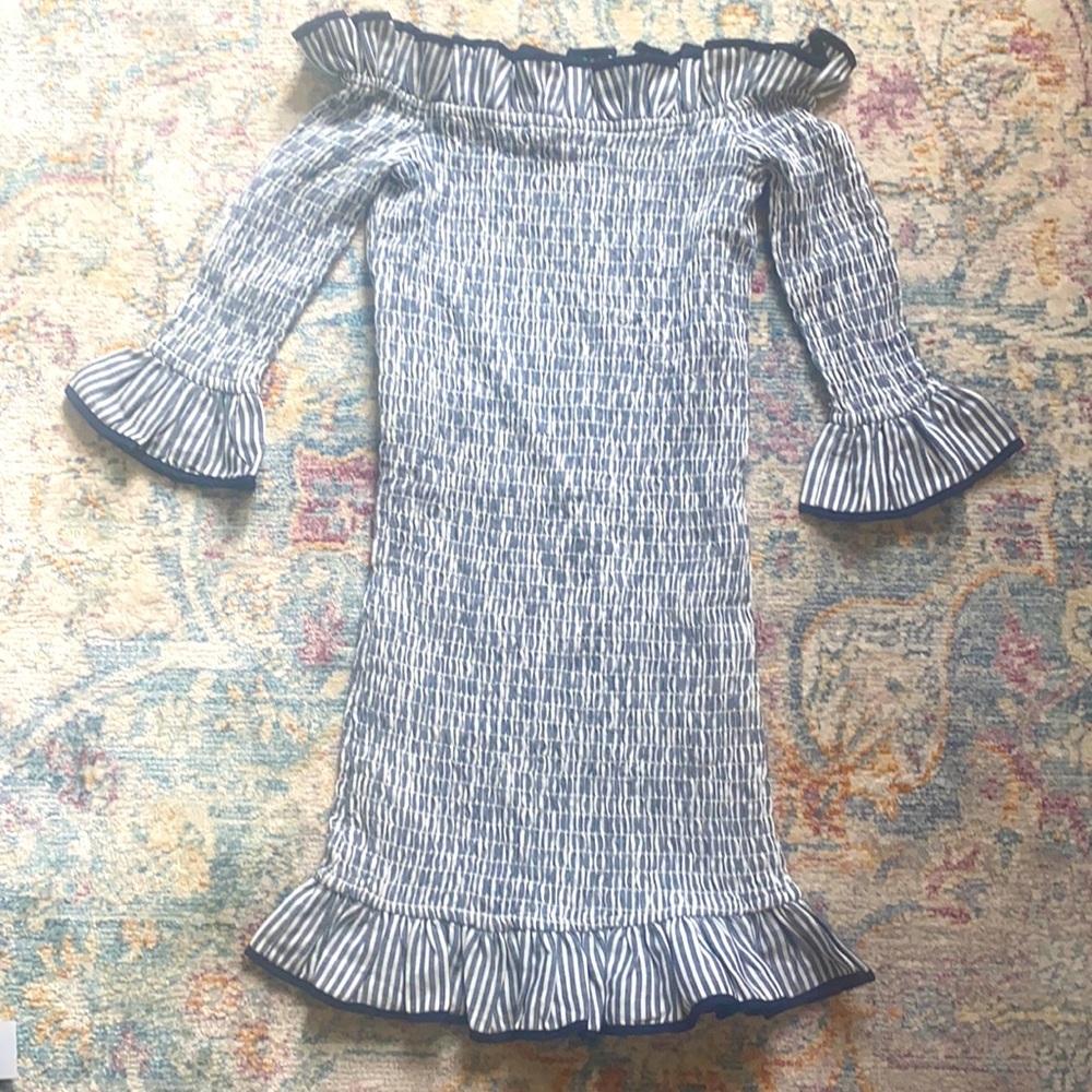 Lovers + friends ruched mini dress